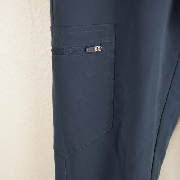 FIGS Zamora Jogger Scrub Pants Womens XS‎ Navy Blue Technical W18SW2005 - Image 2