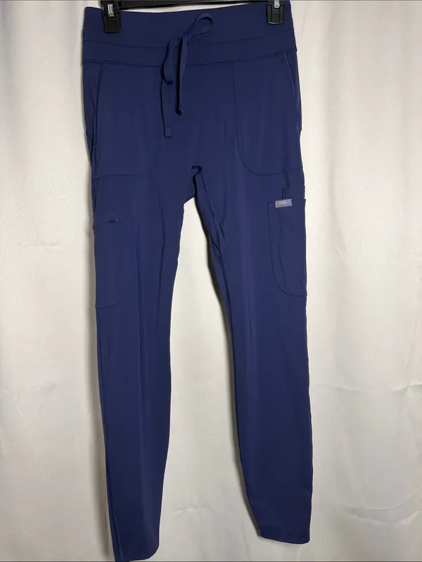 FIGS Ashland High Rise Scrub Legging Navy Blue Medium - Image 3