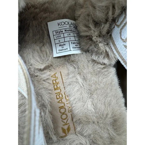 NWOB Koolaburra by UGG Backstrap Fuzzy Sandals Fuzz Oh Amphora Size 9 - Image 9