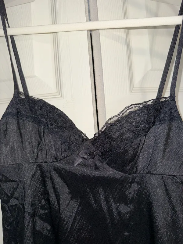 Princess Polly black slip dress - Image 3