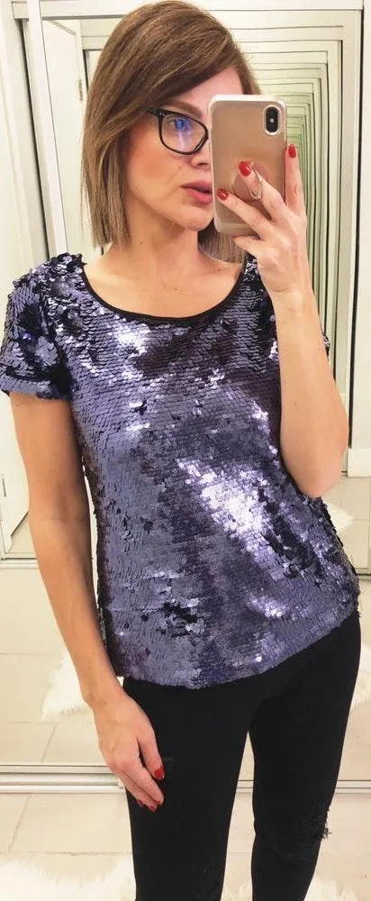 Leifsdottir Sequin Top - Image 5