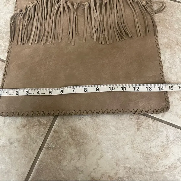Trinity Ranch fringe‎ Concealed Carry Hobo Bag-Khaki EUC Gently used - Image 8