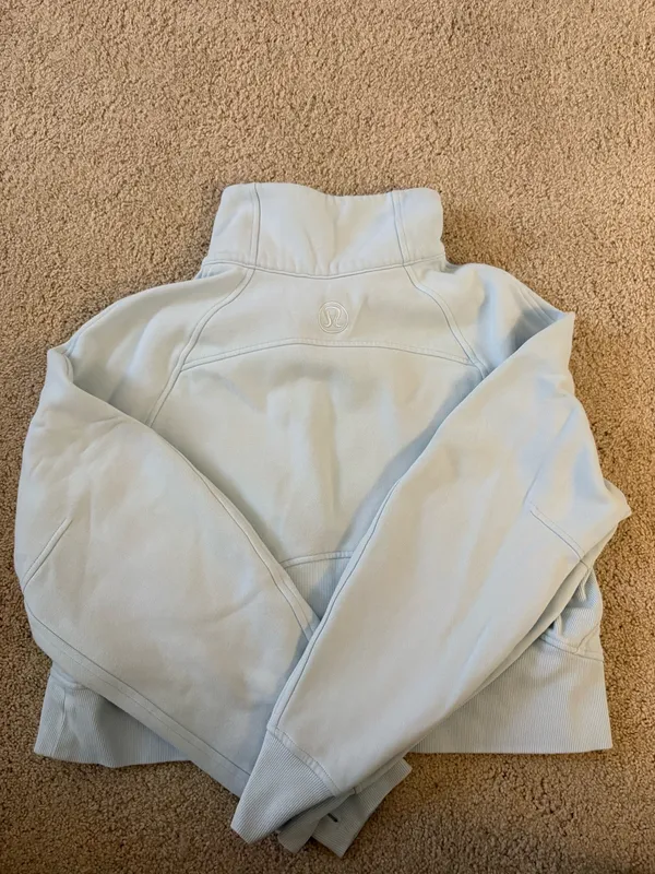 Lululemon Half-Zip Scuba Light Blue - Image 2
