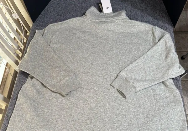 Nike Women’s Club Fleece Lined Mock Neck Oversized Sweatshirt - Image 8