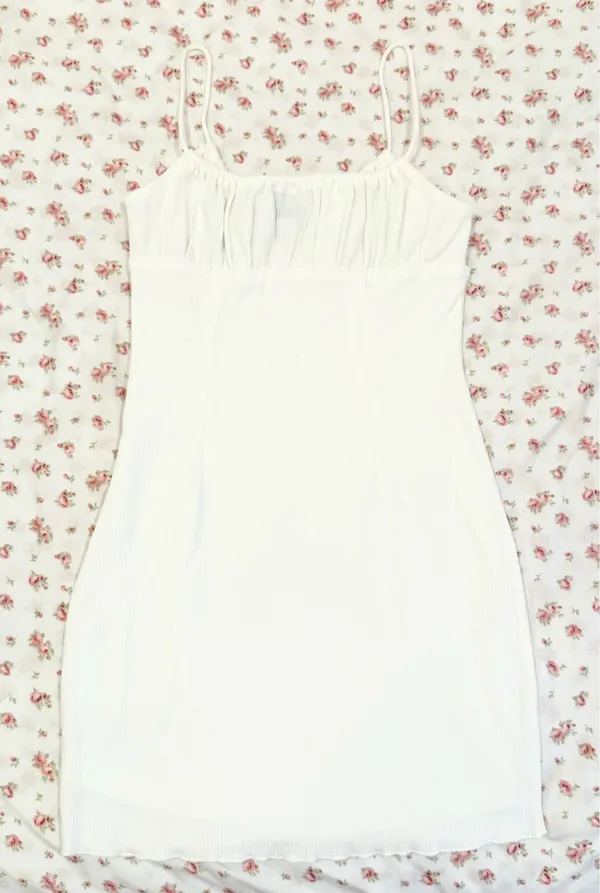 Princess Polly White Slow Dancing Mini Dress - Image 6