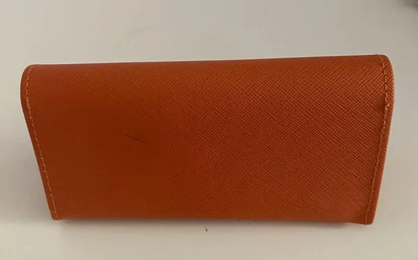 Tory Burch Orange Sunglasses Case - Image 2