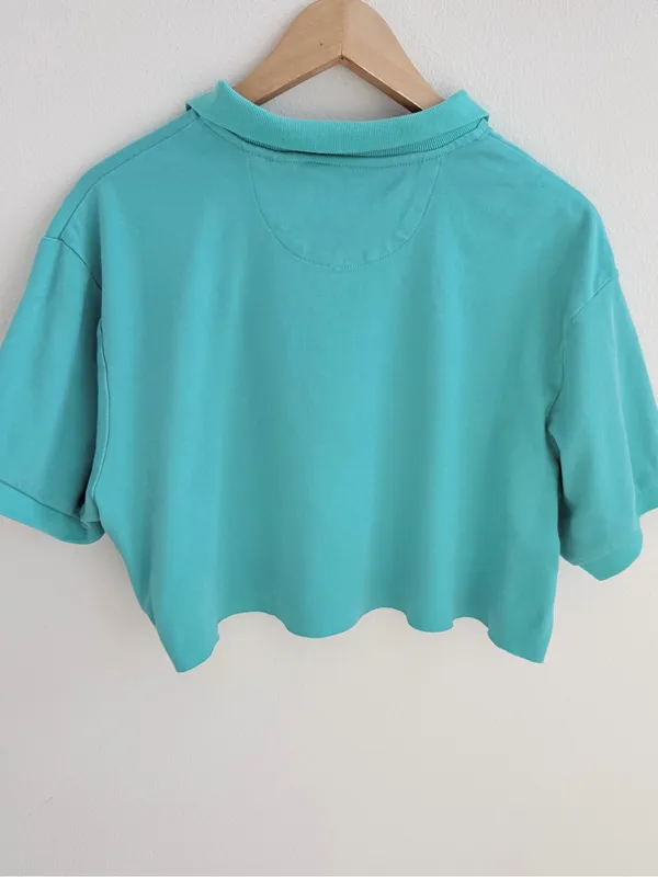 Chaps Ralph Lauren Cropped Polo - Image 9