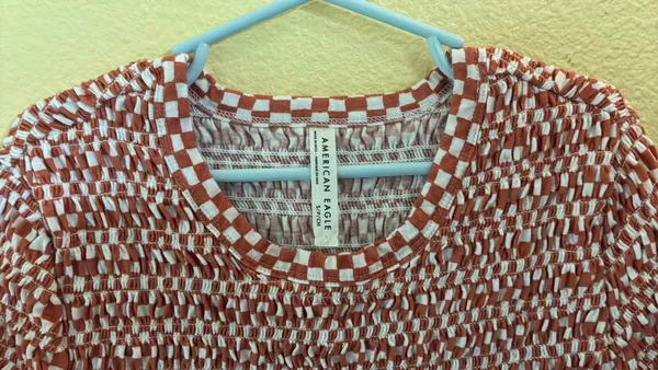 American Eagle Orange Striped Top - Image 5