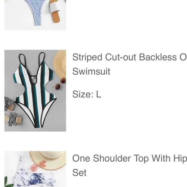 One Piece CUT OUT SWIMSUIT - Image 2