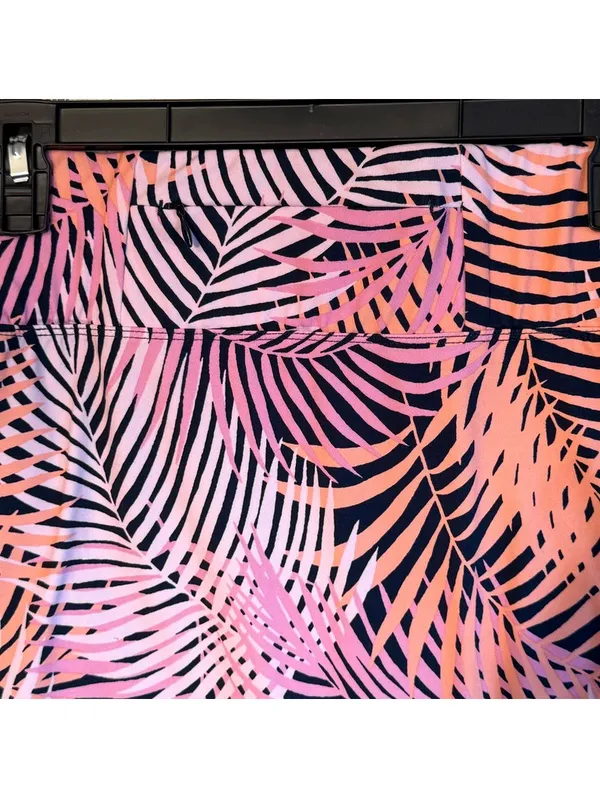 Tommy Bahama Everyday Active Tropical Pink Palm Print SKort Skirt, size Medium - Image 6