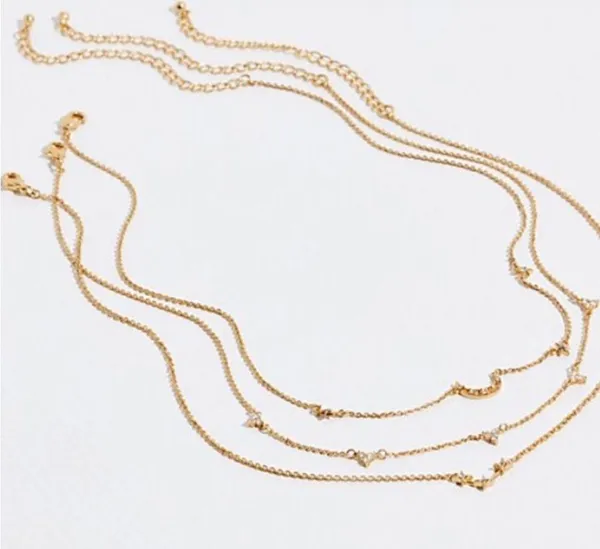 Free people give me away gold layered necklaces - Image 5
