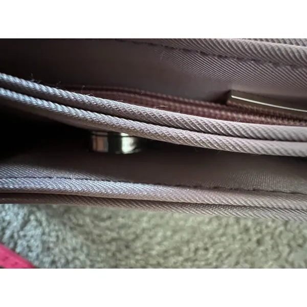 Unbranded Pink Blush Shoulder Zip Purse - Image 8