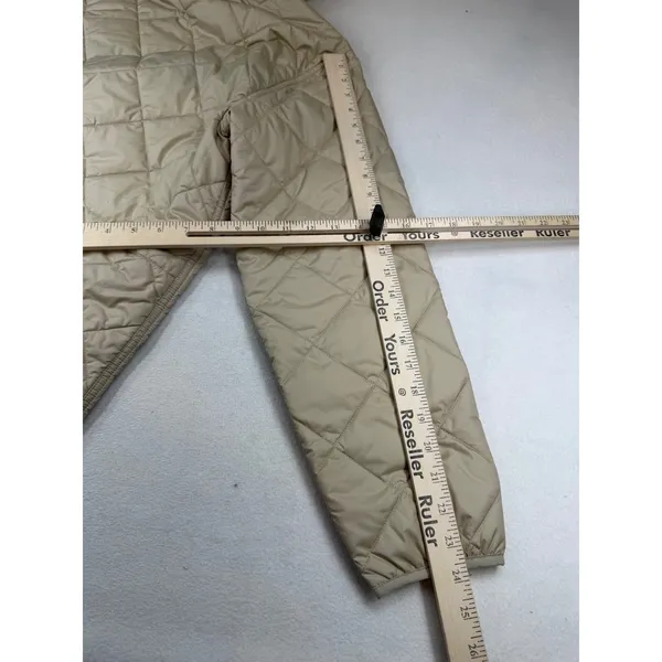 Patagonia Women's Diamond Quilted Parka Oar Tan Size Small NWT ($279 Retail) - Image 6