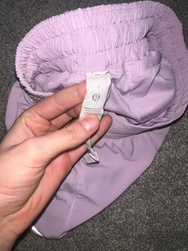 Lululemon Hot Shorts 2.5" Pink low rise size 2 - Image 3
