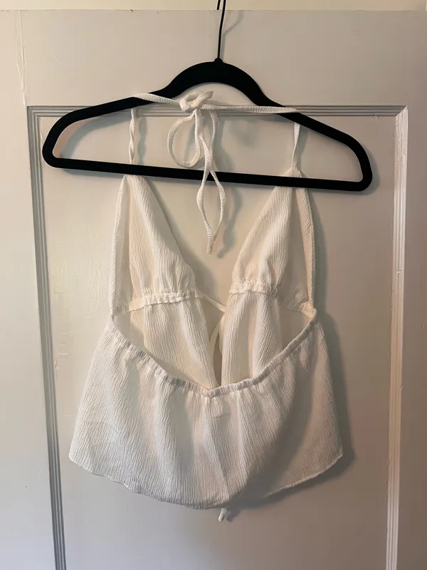 Amazon Y2K Front Tie Up Cami Top - Image 5