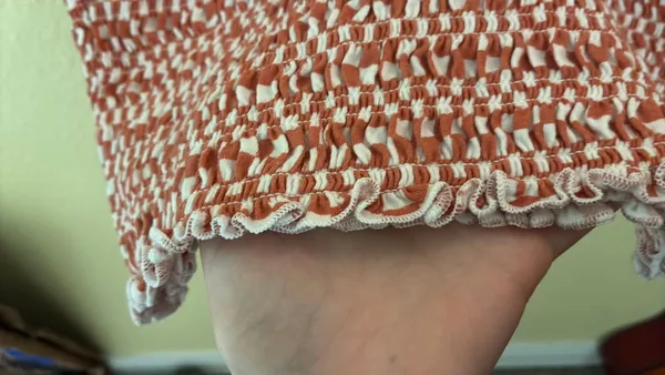 American Eagle Orange Striped Top - Image 2