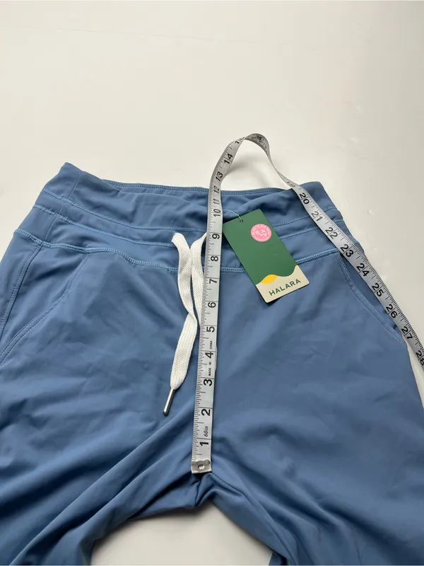 Halara Maya Blue High‎ Wasted Women's Small Joggers Pull-on Stretch Pockets NEW - Image 6