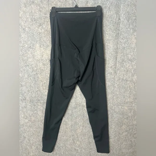 Enerful Woman’s Medium Black High-Waisted Maternity Leggings‎ - Image 5
