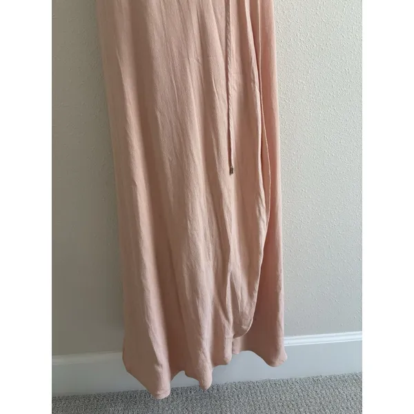 Lovers +‎ Friends Nostalgia Wrap Maxi Halter dress Pink Small Revolve - Image 2