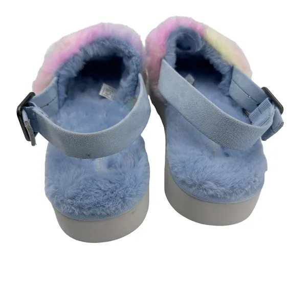 Koolaburra By UGG Fuzz D Out Women's Slippers‎ 11 M Blue Pastel NWOB - Image 6