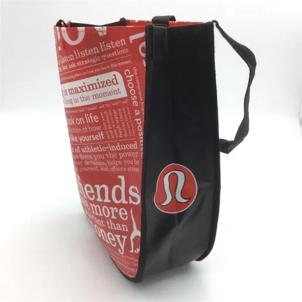Lululemon Athletica Red Reusable Tote Bag - Image 2
