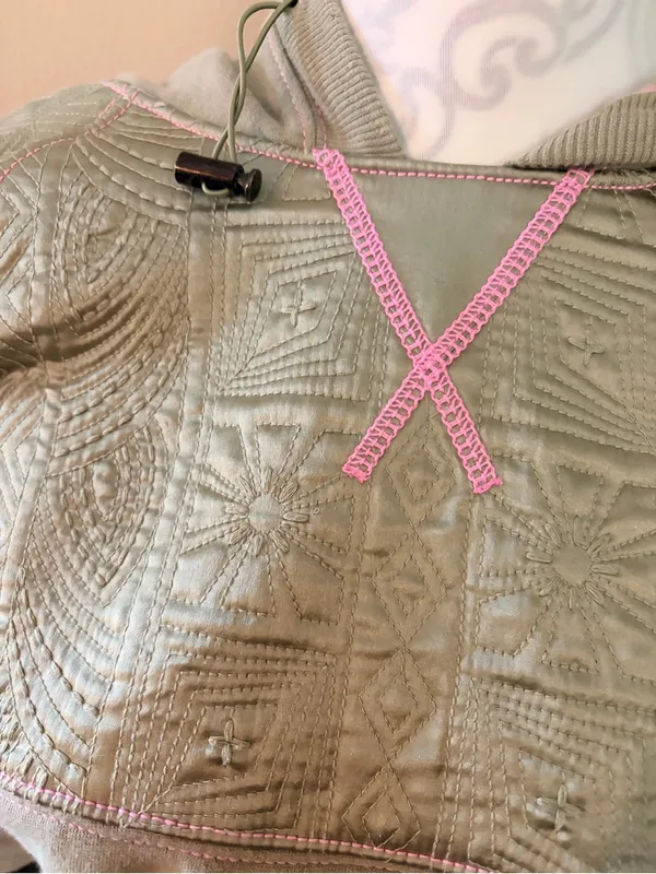 NWT Rare Free People Diamond Mind Pullover Hoodie Sweatshirt, Sz L - Image 12