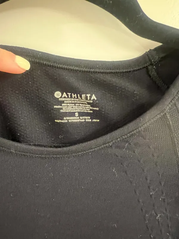 Athleta Long Sleeve Black - Image 3