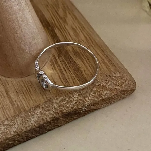 XO Ring, Hugs And Kisses Sterling Silver Ring - Image 3