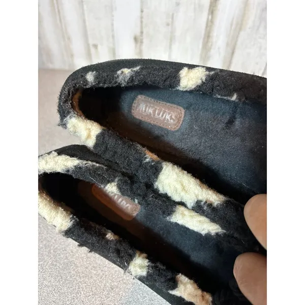 Womens Muk Luks Size 9.5 Flats Suede‎ Upper Moccasins - Image 5
