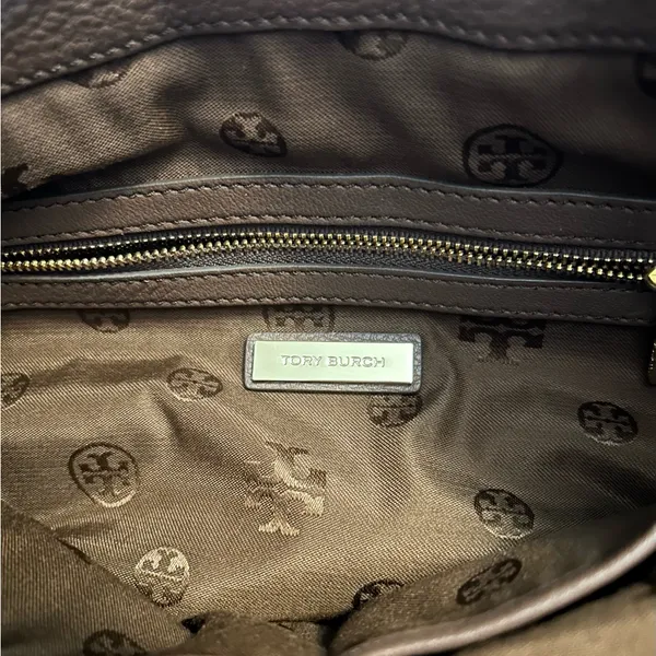 Tory Burch Brown Leather Shoulder Bag - Image 4