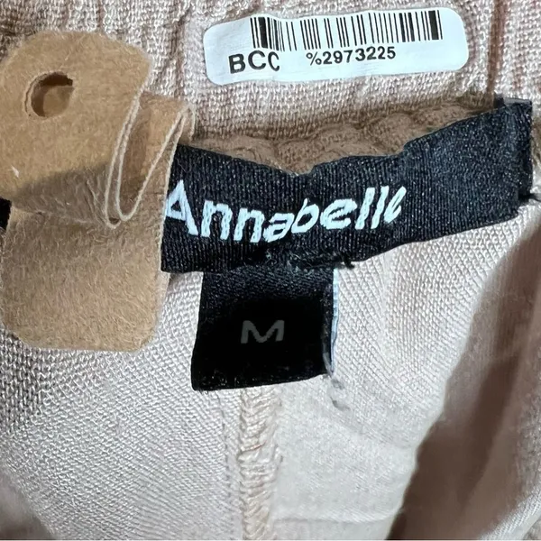 Annabelle tan wide leg palazzo pants size medium - Image 4