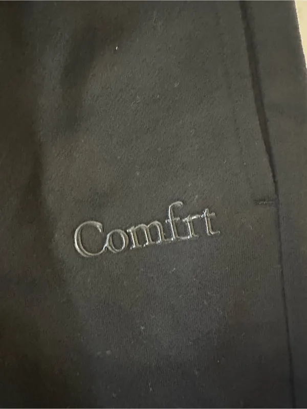 Comfrt Halo Lightweight straight Leg Sweatpants Black/obsidian Medium New - Image 3