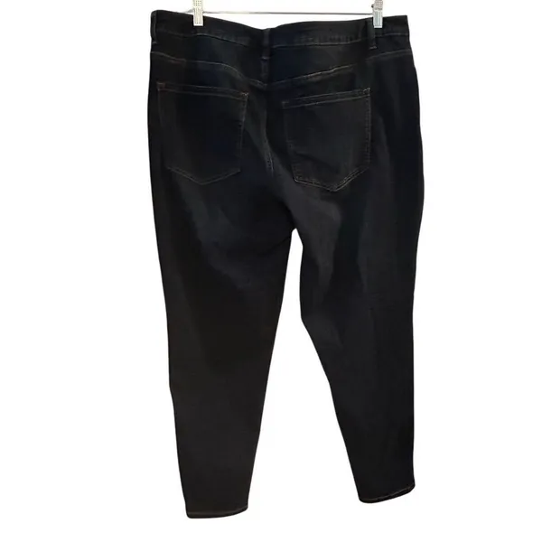 Lane Bryant Women's Plus Size 22 Blue Ankle Jeans Super Stretch‎ - Image 6