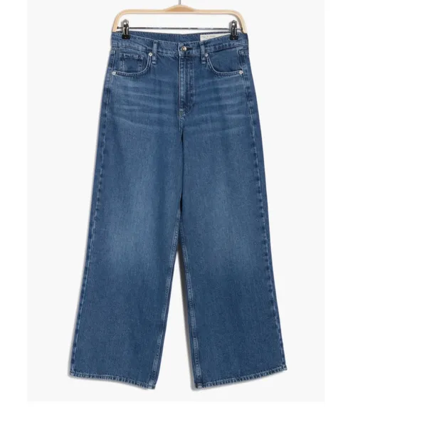 Rag & Bone Annie Lowry High Waist Ankle Wide Leg Jeans NWT Size 29 - Image 3
