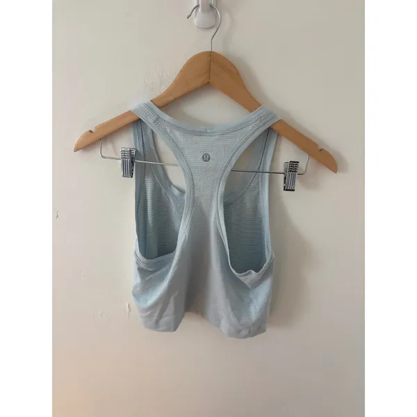 Lululemon Swiftly Tech Racerback Tank Top 2.0 Race Length Light Blue Size 6 - Image 2