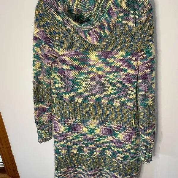 American Rag Cie Open Knit Ombré Cardigan Sweater size large - Image 5