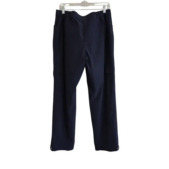 Zenergy Chicos‎ Medium Navy Blue Lightweight Cargo Pants Regular Stretch Casual - Image 7