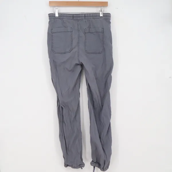 Hollister Pants Womens S Adjustable-Rise Parachute Baggy Gray Drawstring - Image 3