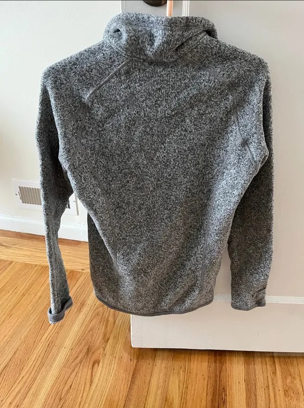 Patagonia 1/4 Zip Better Fleece Sweater Gray Womens School Logo XS - Image 3