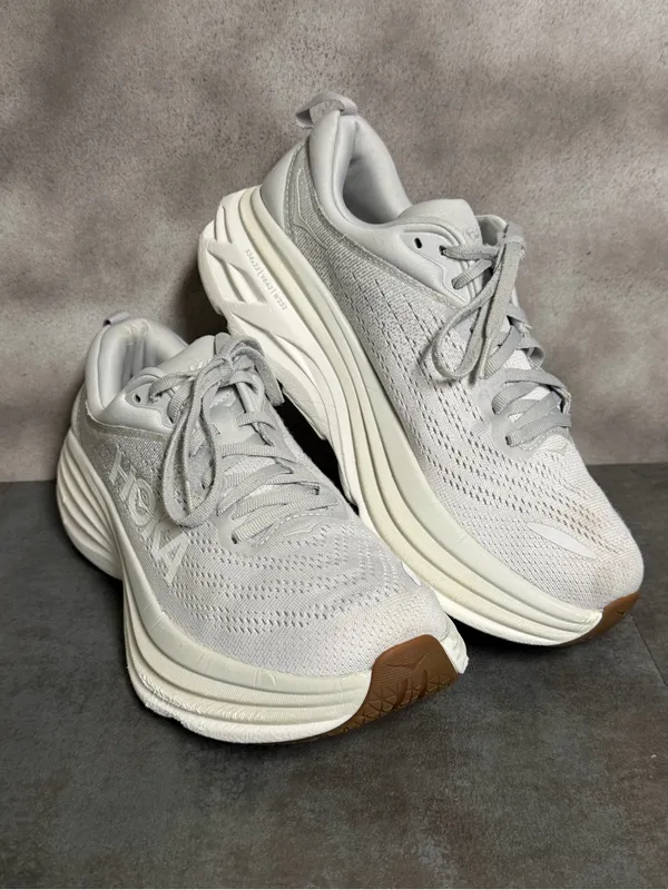 Hoka One One Bondi 8 Women’s Running Shoes Lunar Rock/Nimbus Cloud Size 9B - Image 15