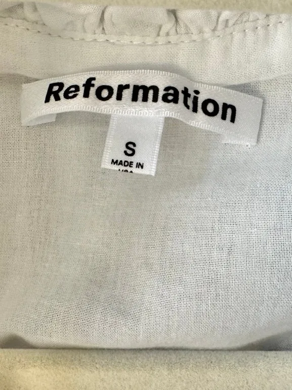 Reformation Linen top size small - Image 8