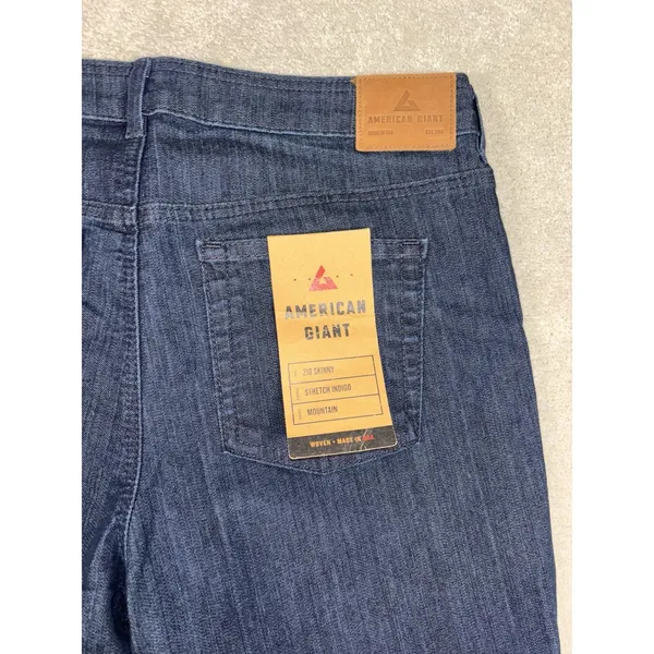 american giant 218 skinny womens‎ jeans 32 NWT mountian wash - Image 7