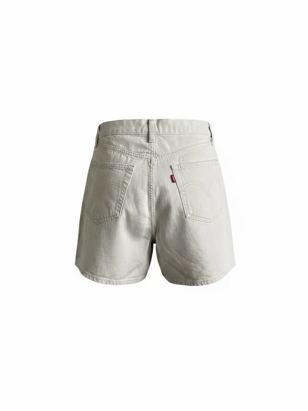 Levi’s Women's‎ High-Rise Casual Shorts in Light Beige-Linen - Image 2