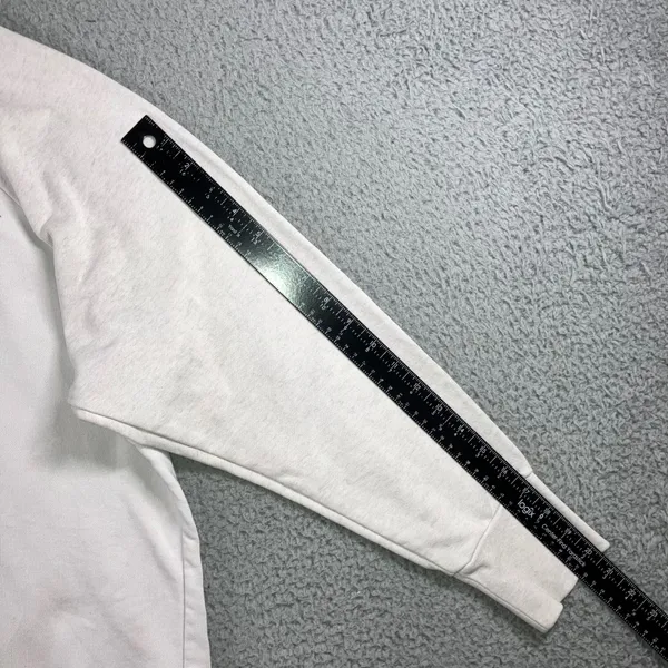 Nike Dri-FIT Big Swoosh Sweatshirt XL Neutral Sporty Colorblock Brown Gray White - Image 10