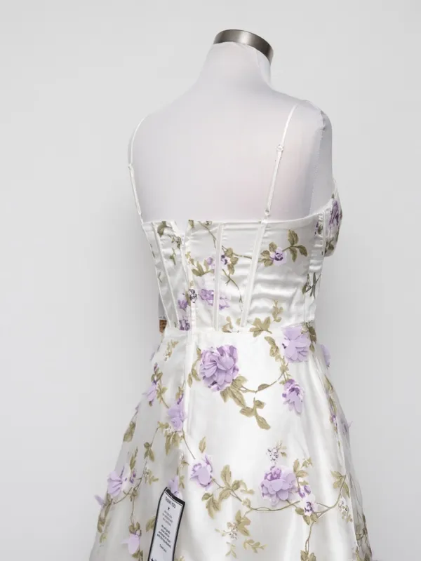 TLC Say Yes - 3D Floral Embellished Sweetheart Ball Gown - Image 12