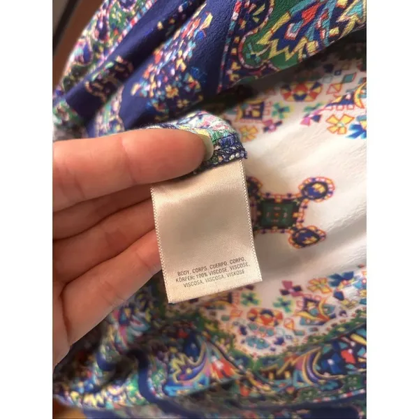 Anthropologie Maeve Monaco Dress Size S Multicolor Boho country girl - Image 9