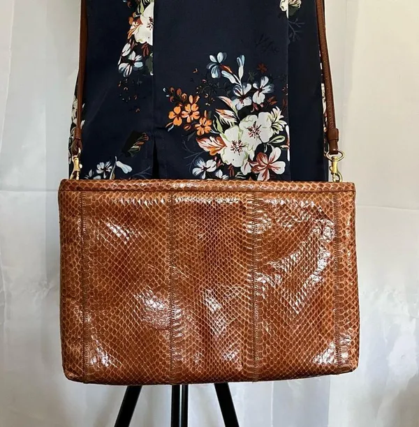 Genuine Snake Skin Crossbody Purse - Image 3