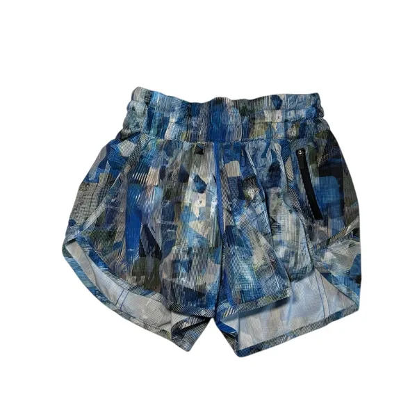Lululemon Tracker Shorts 4" in Sun Dazed Multi Blue - Image 2