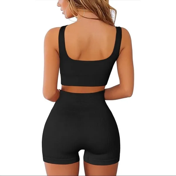 ✨ FAFOFA Workout Sets✨ Black Size L - Image 2