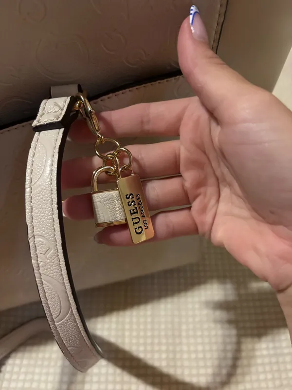 Guess tote bag beige off white color - Image 6